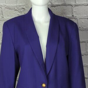 Pendleton Vintage Purple Wool Skirt Set, Women's 16P